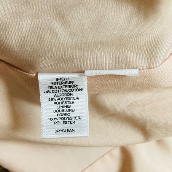 Ann Taylor LOFT Cropped Tweed Blazer Jacket Black White Size 4 - Picture 10 of 11